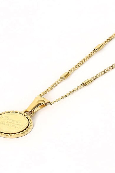 Necklace Create Your Own Sunshine Gold Color Stainless Steel h5 Picture5